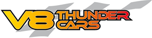 V8 Thunder Cars logotyp