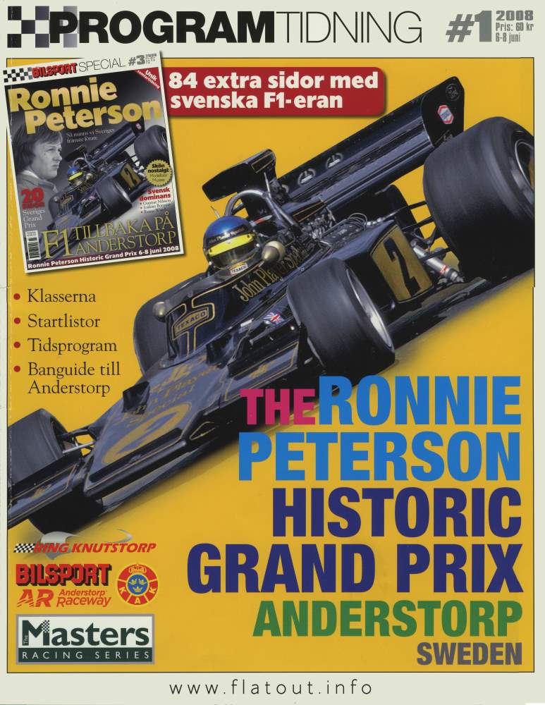 Ronnie Peterson Historic GP Anderstorp 2008