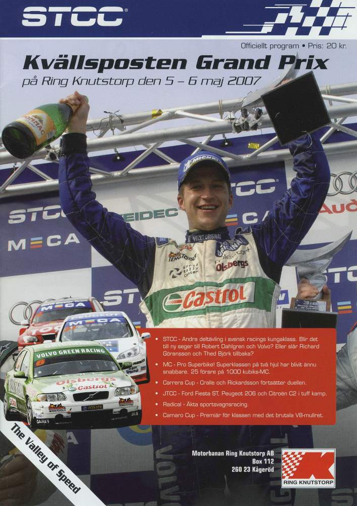 STCC Knutstorp 2007 Kvällsposten GP