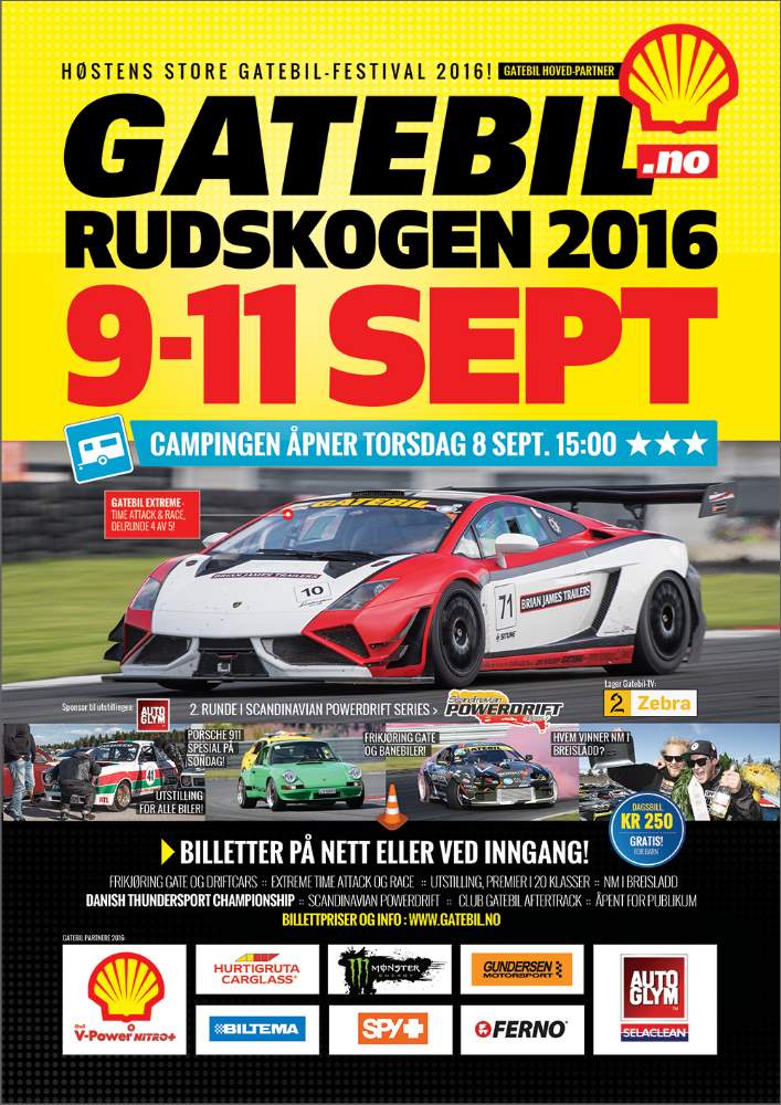 Gatebil Rudskogen 2016
