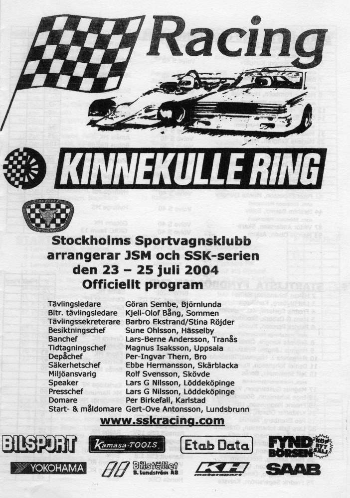 SSK Raceweek Kinnekulle 2004
