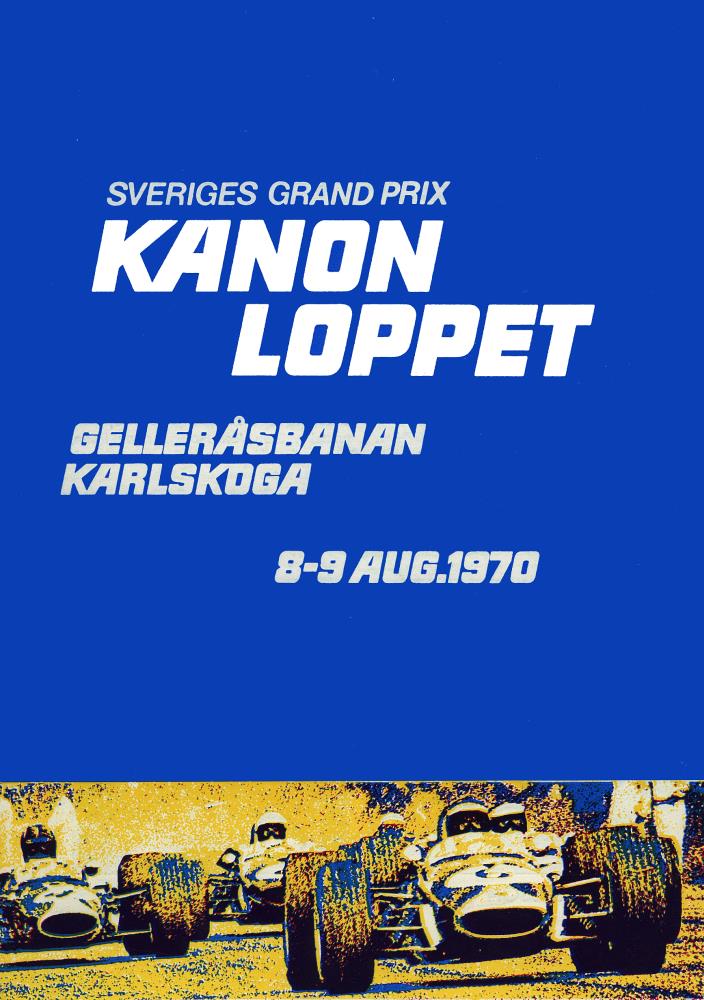 Kanonloppet Karlskoga 1970 Sveriges GP