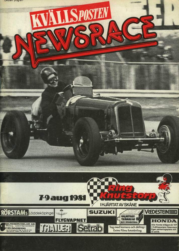 Ring Knutstorp Newsrace 1981