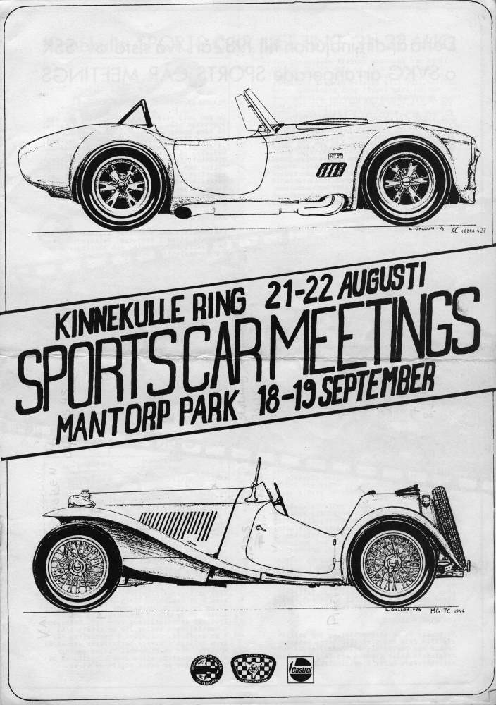 Sports Car Meeting Kinnekulle 1982