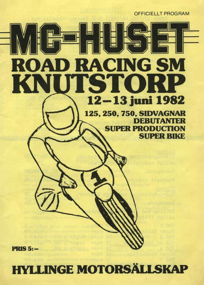 RR Ring Knutstorp 1982