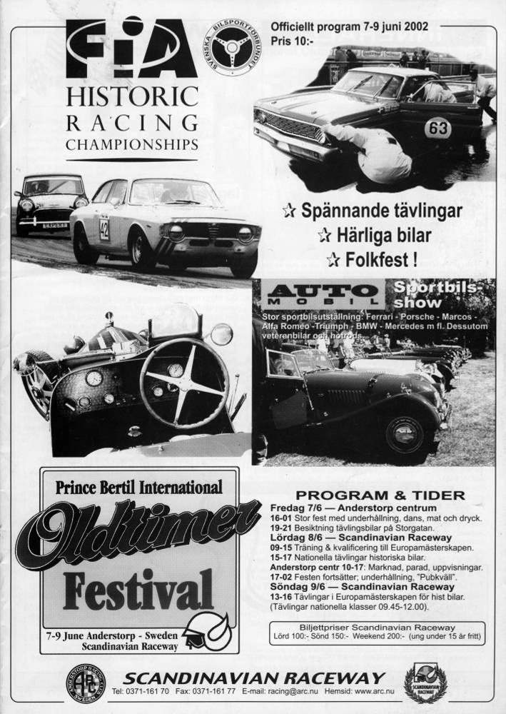 EM Oldtimer Festival Anderstorp 2002