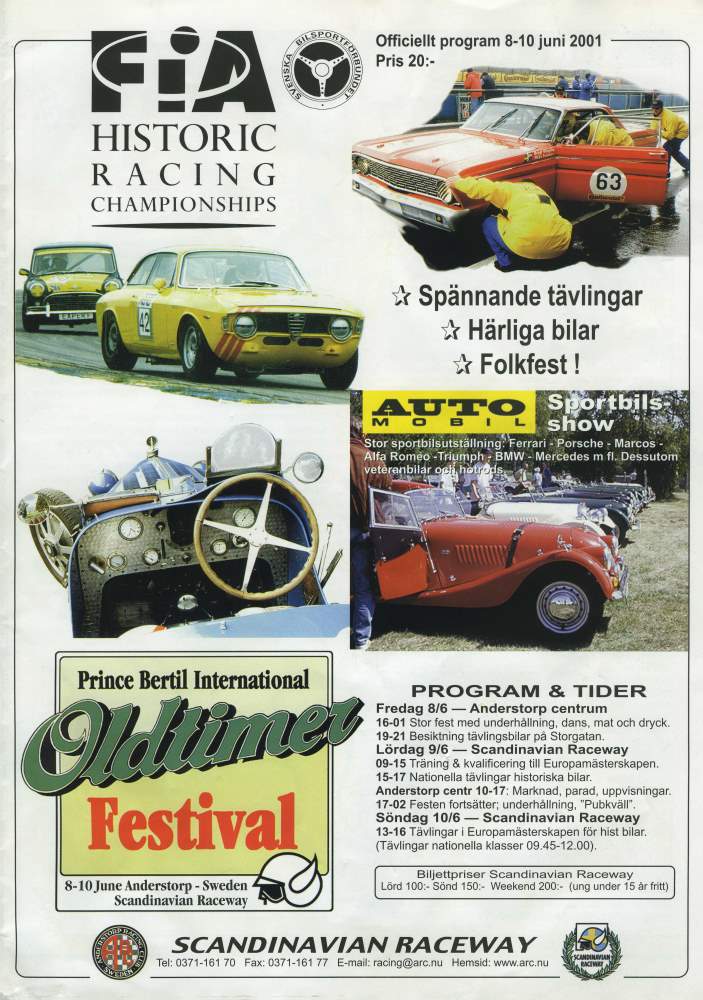 EM Oldtimer Festival Anderstorp 2001