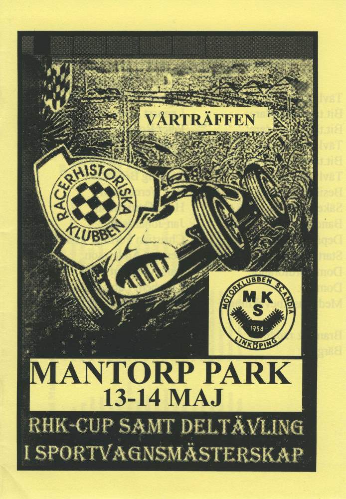 RHK & SPVM Mantorp 2000 Vårträffen