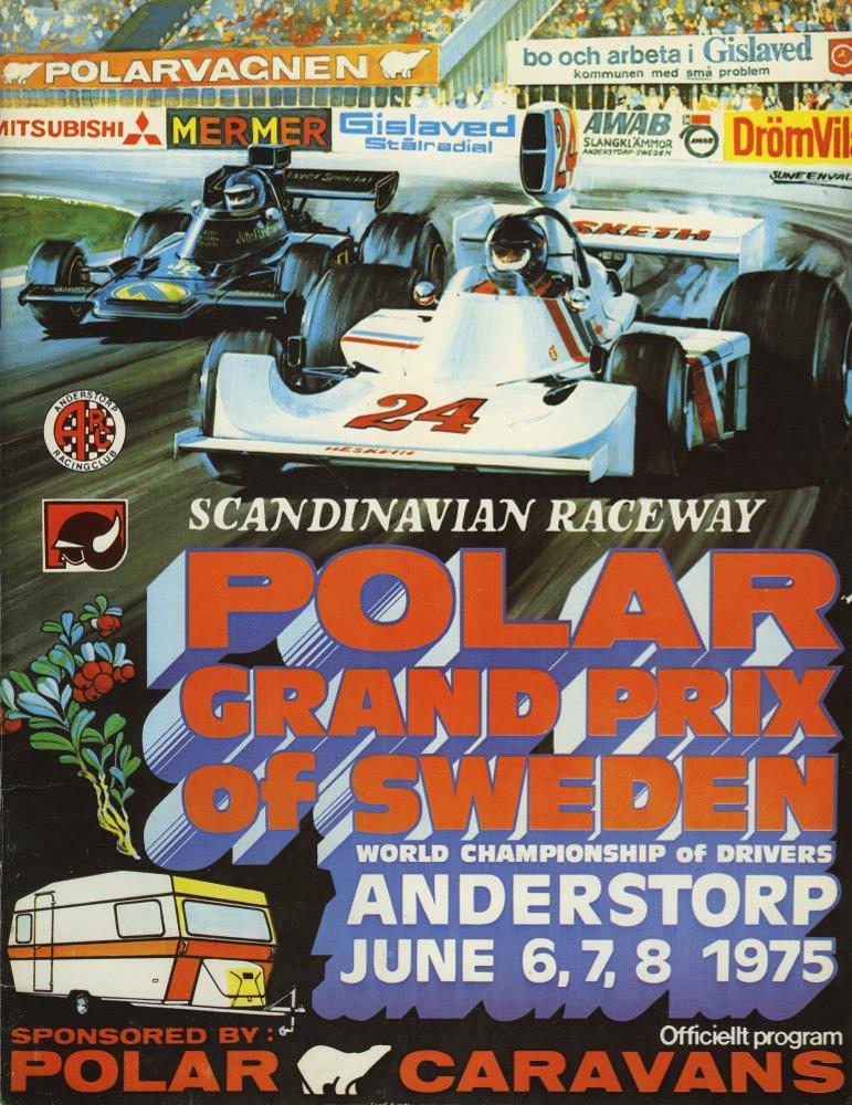 Polar GP of Sweden F1-VM, Anderstorp 1975