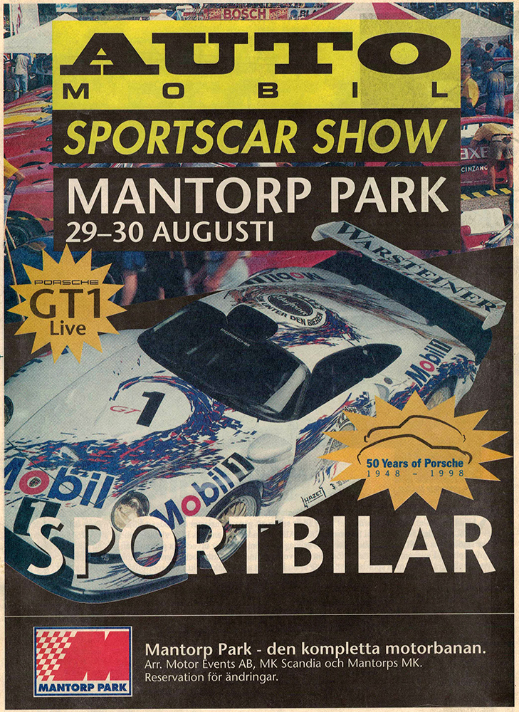RHK & SPVM Mantorp 1998 Automobil Sportscar Show