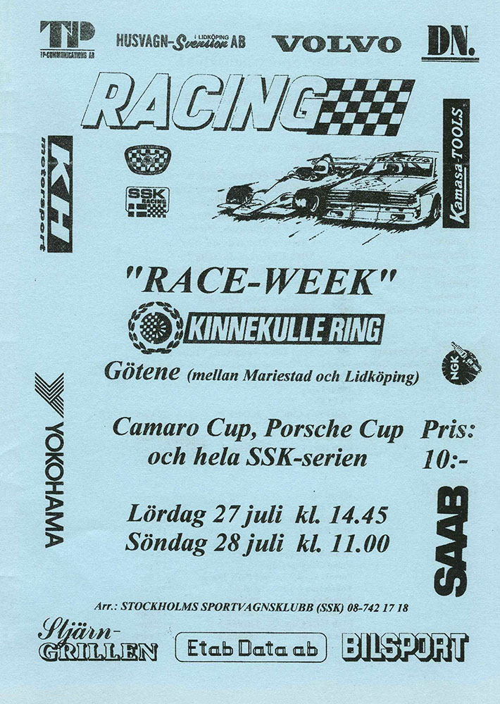 SSK Raceweek Kinnekulle 1996
