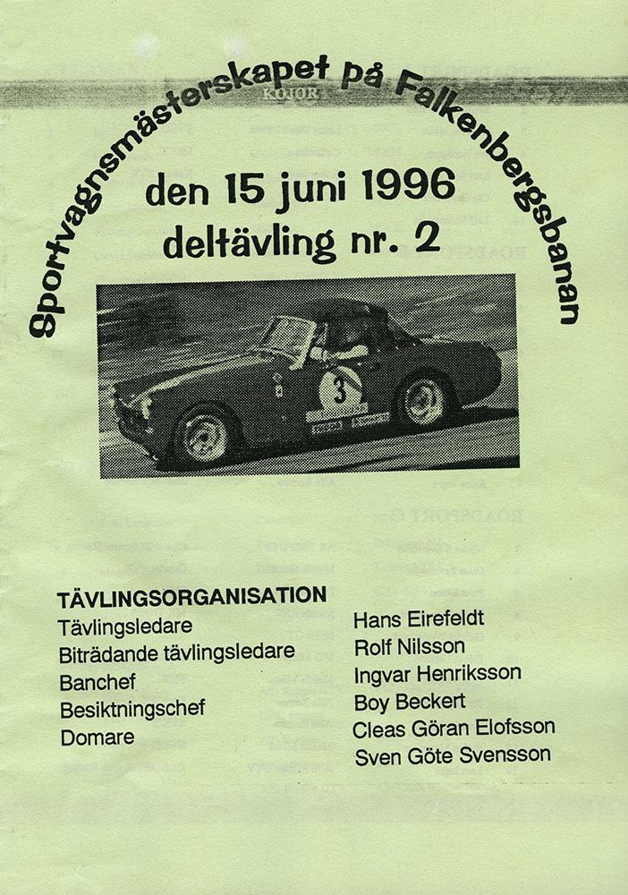 Sportvagnsmeeting Falkenberg 1996