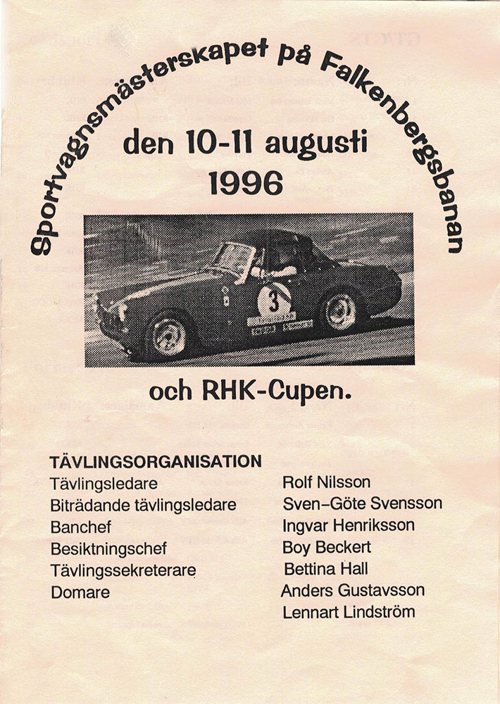Sportvagnsmeeting Falkenberg 1996