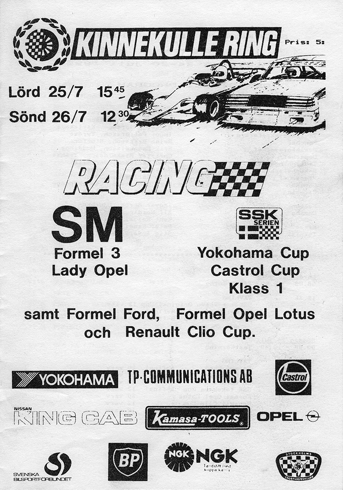 SM/SSK Kinnekulle 1992