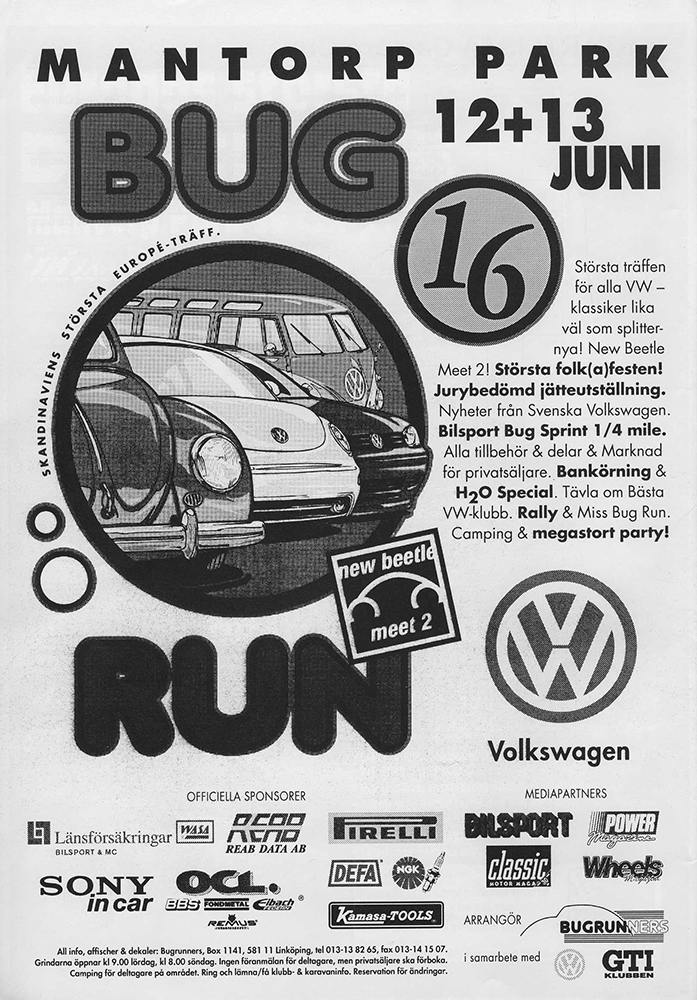 BUG RUN Mantorp 1999