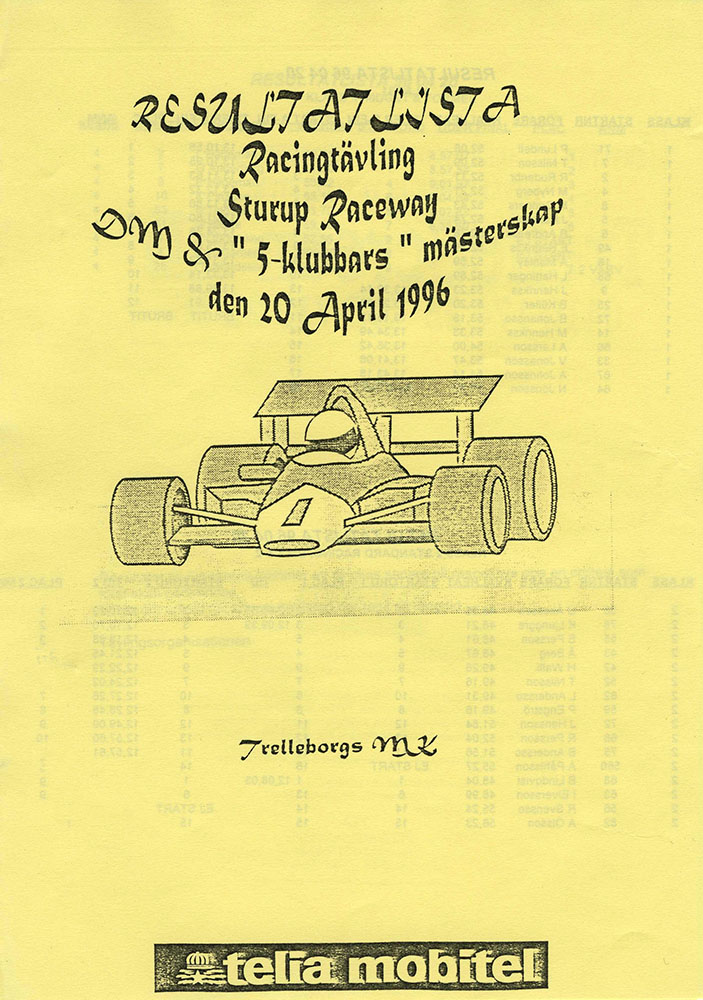 5-klubbars mästerskap Sturup 1996
