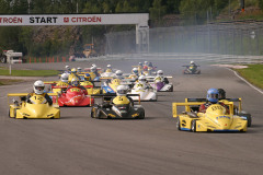 Femte tävlingshelgen i SSK-serien med NM i Superkart.