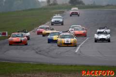 SSK-final på Mantorp Park med Radical & Ginetta.