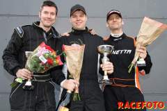 SSK-final på Mantorp Park med Radical & Ginetta.