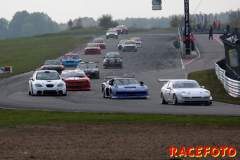 SSK-final på Mantorp Park med Radical & Ginetta.