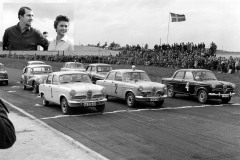 Det kan väl inte bli mycket vackrare än så, med tre Alfa Romeo i första startled! #1 Joakim Bonnier, #2 Karl-Rune Ericsson & #4 Stig Ekberg.